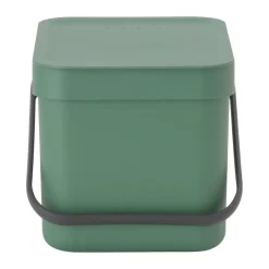 Indoor Recycling Bins^Brabantia Waste bin Sort & Go 6 L, Fir Green