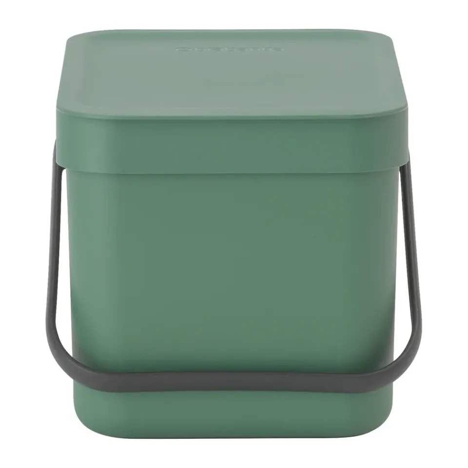 Indoor Recycling Bins^Brabantia Waste bin Sort & Go 6 L, Fir Green