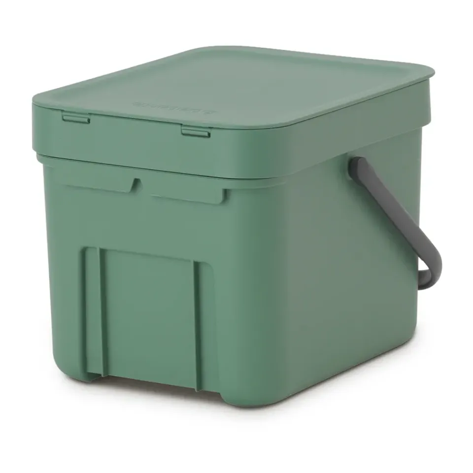 Indoor Recycling Bins^Brabantia Waste bin Sort & Go 6 L, Fir Green