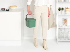 Indoor Recycling Bins^Brabantia Waste bin Sort & Go 6 L, Fir Green