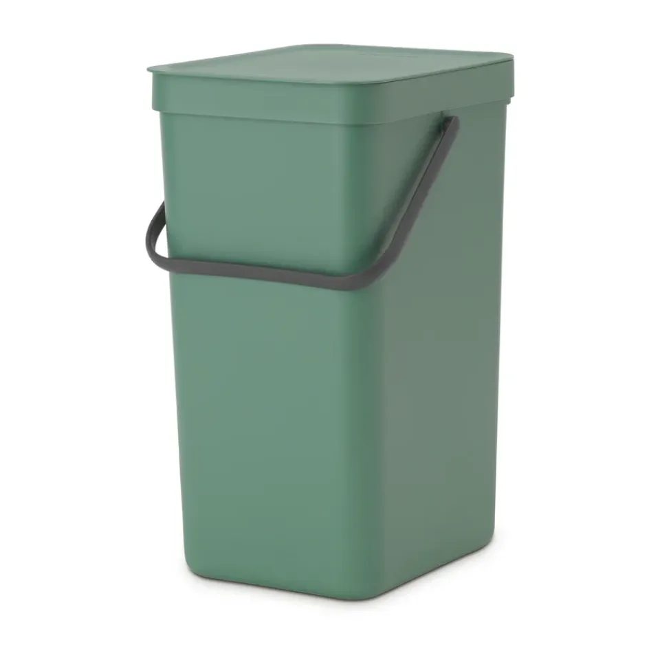 Outlet Brabantia Waste Bin Sort & Go 16L, Fir Green