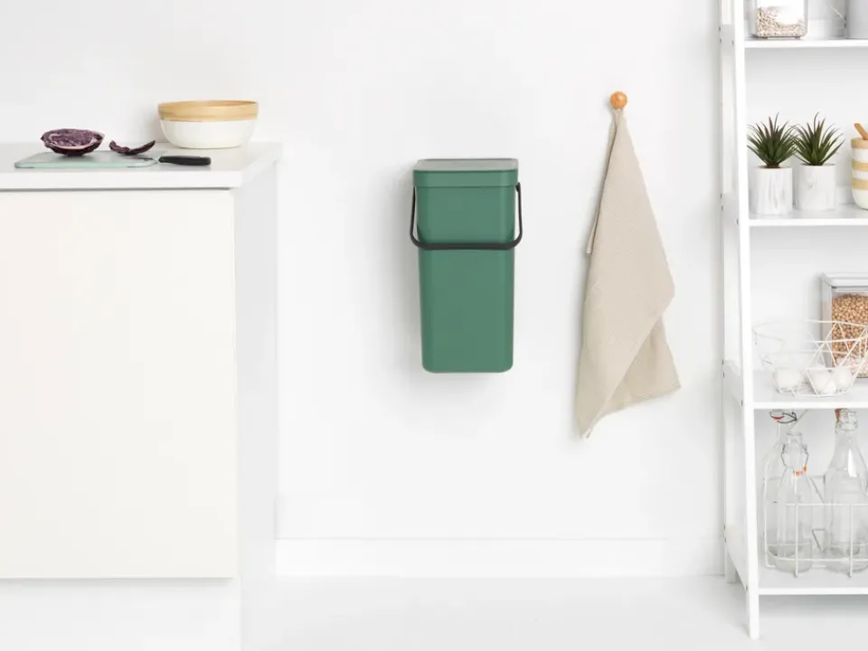 Outlet Brabantia Waste Bin Sort & Go 16L, Fir Green