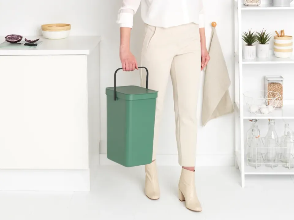 Outlet Brabantia Waste Bin Sort & Go 16L, Fir Green