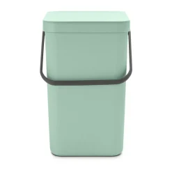 Indoor Recycling Bins^Brabantia Waste Bin Sort & Go 25L, Jade Green