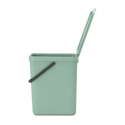 Indoor Recycling Bins^Brabantia Waste Bin Sort & Go 25L, Jade Green