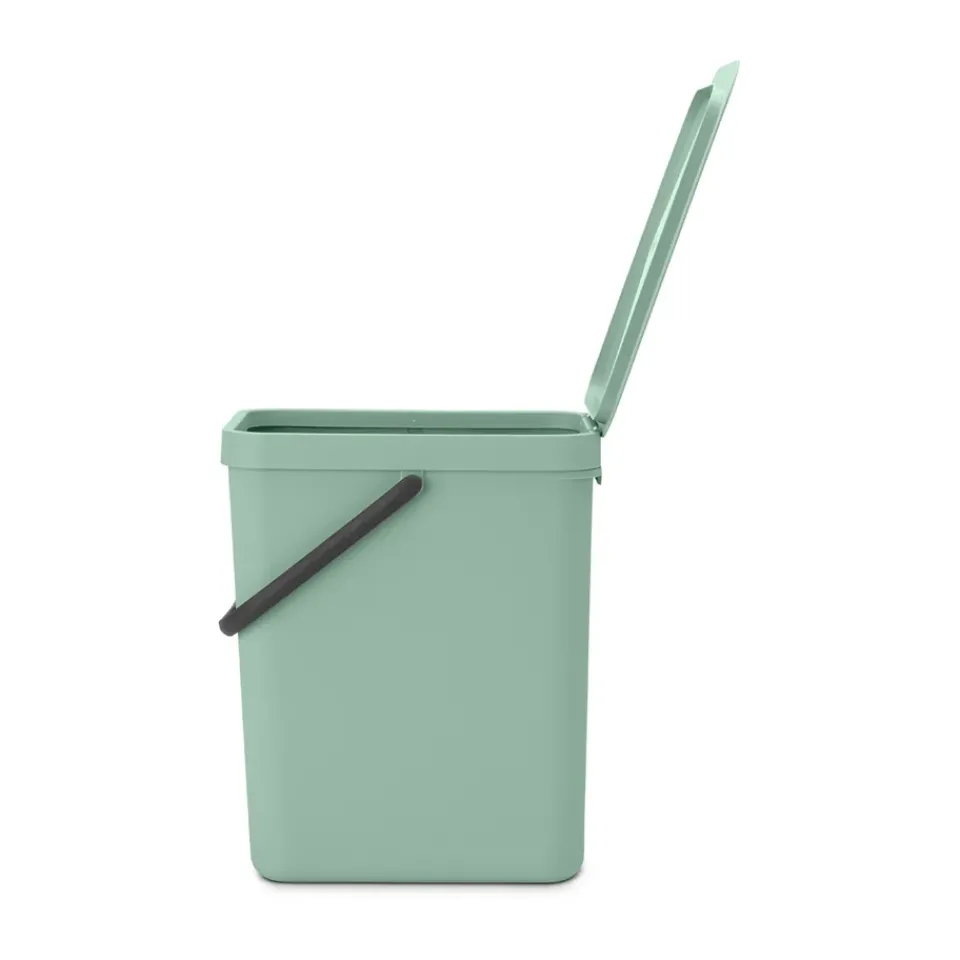 Indoor Recycling Bins^Brabantia Waste Bin Sort & Go 25L, Jade Green