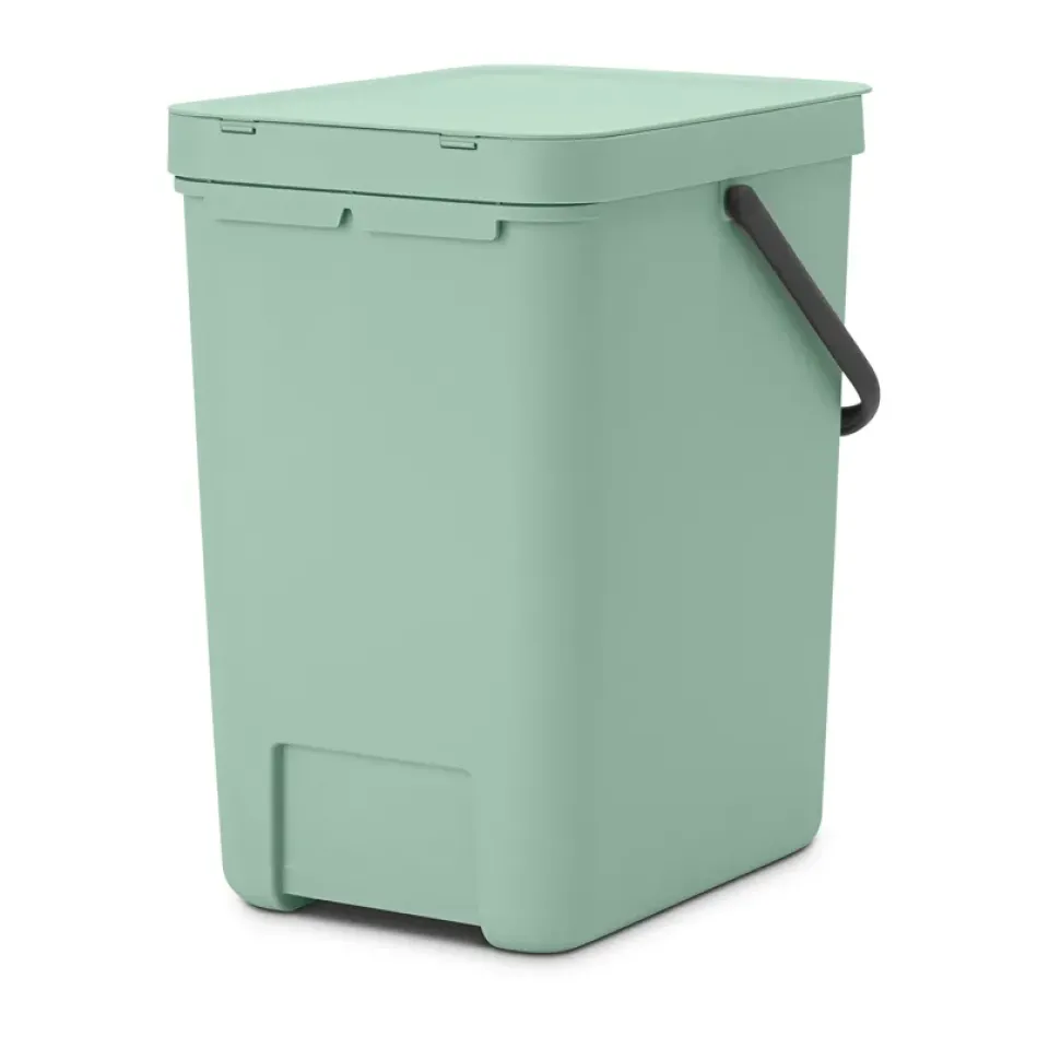 Indoor Recycling Bins^Brabantia Waste Bin Sort & Go 25L, Jade Green