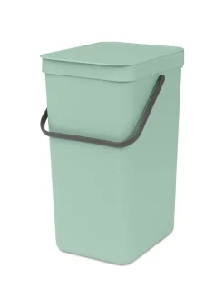 Indoor Recycling Bins^Brabantia Waste Bin Sort & Go 16L, Jade Green