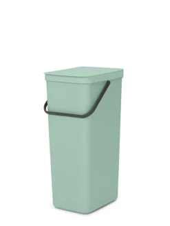 New Brabantia Waste Bin Sort & Go 40L, Jade Green