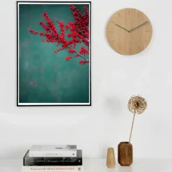 Best Applicata Watch:Out wall clock oak, oak-steel Brown