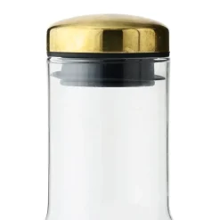 Water Jugs And Carafes^Audo Copenhagen Water Bottle carafe, glass-brass Transparent