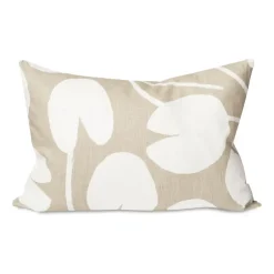 Cushion Covers^Fine Little Day Water lilies pillowcase 48x68 cm, Sand-white Beige