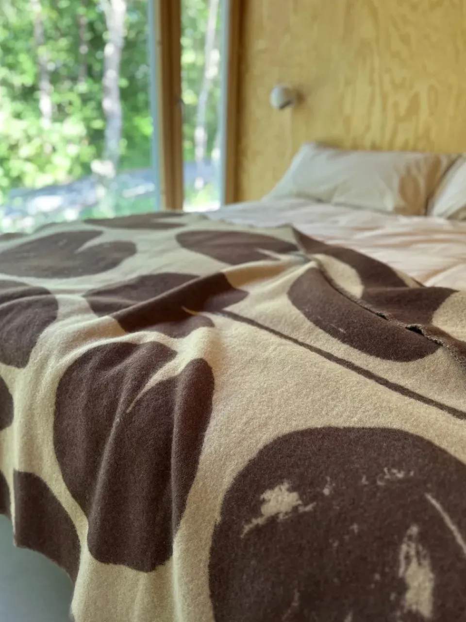 Wool Blankets & Throws^Fine Little Day Water lilies throw 130x220 cm, Brown