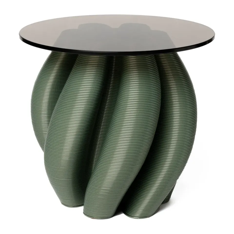 Side Tables^Ekbacken Studios Water lily side table Ø50 cm, Olive Green