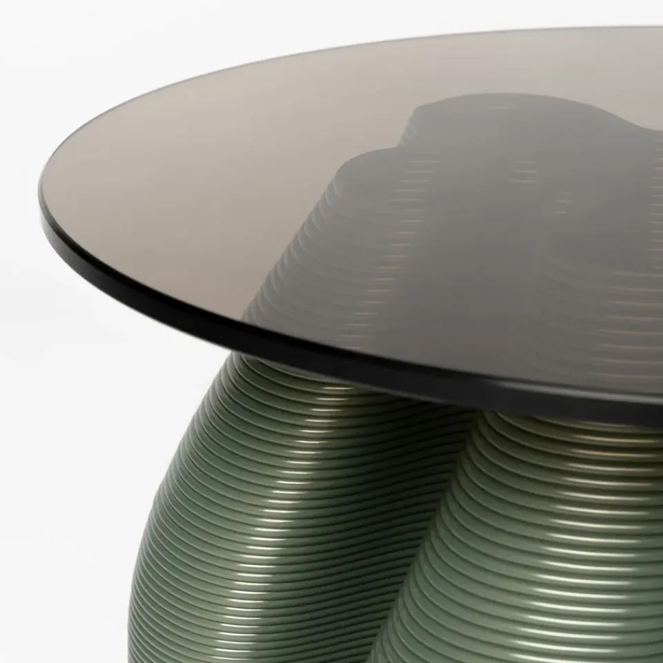 Side Tables^Ekbacken Studios Water lily side table Ø50 cm, Olive Green