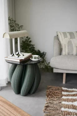 Side Tables^Ekbacken Studios Water lily side table Ø50 cm, Olive Green