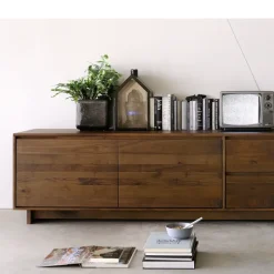 Ethnicraft Wave media unit 60x210 cm, Hardwax oiled oak Beige