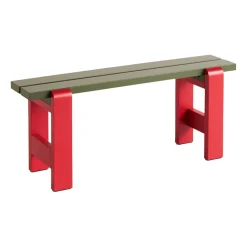 Garden Sofas & Garden Benches^HAY Weekday bench Duo 111x23 cm lacquered pine, Olive-wine red Green