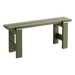 Garden Sofas & Garden Benches^HAY Weekday bench 111x23 cm lacquered pine, Olive Green