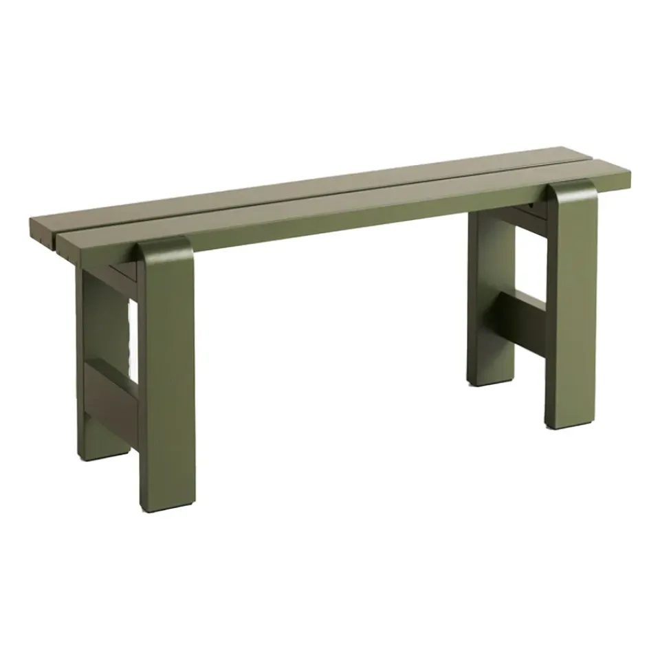 Garden Sofas & Garden Benches^HAY Weekday bench 111x23 cm lacquered pine, Olive Green