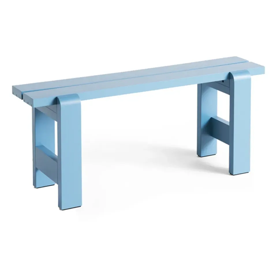 Garden Sofas & Garden Benches^HAY Weekday bench 111x23 cm lacquered pine, Azure Blue