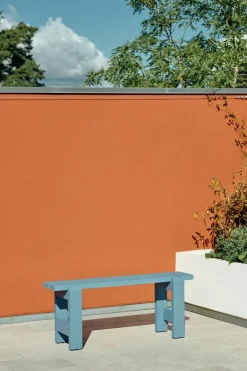 Garden Sofas & Garden Benches^HAY Weekday bench 111x23 cm lacquered pine, Azure Blue