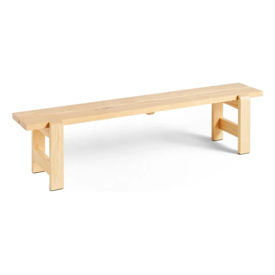 Garden Sofas & Garden Benches^HAY Weekday bench 190x32 cm lacquered pine, Natural Beige