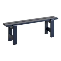 Best HAY Weekday bench 140x23 cm lacquered pine, Steel Blue