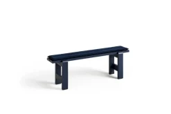 Best HAY Weekday bench 140x23 cm lacquered pine, Steel Blue