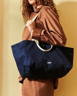 Storage Baskets^HAY Weekend Bag No 2 bag S 26x56 cm, Midnight Blue