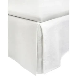 Valances^Himla Weeknight bed skirt 160x220x52 cm, White