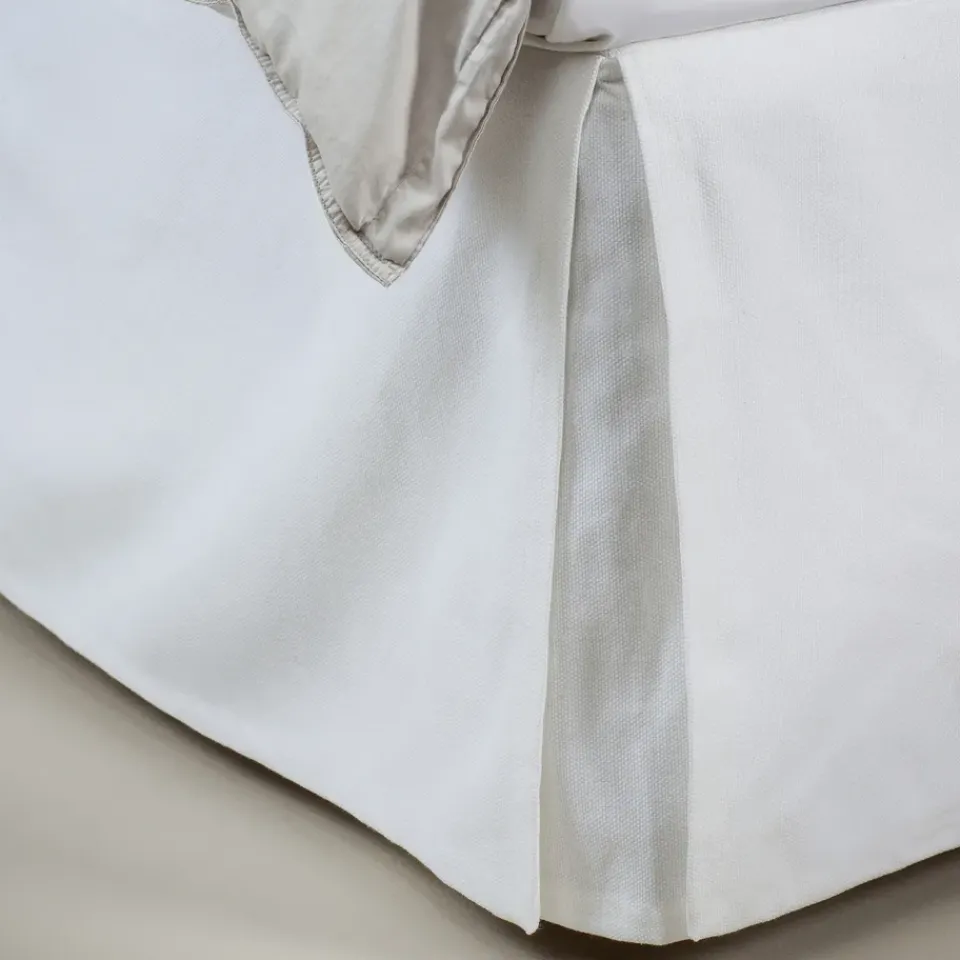 Valances^Himla Weeknight bed skirt 160x220x52 cm, White
