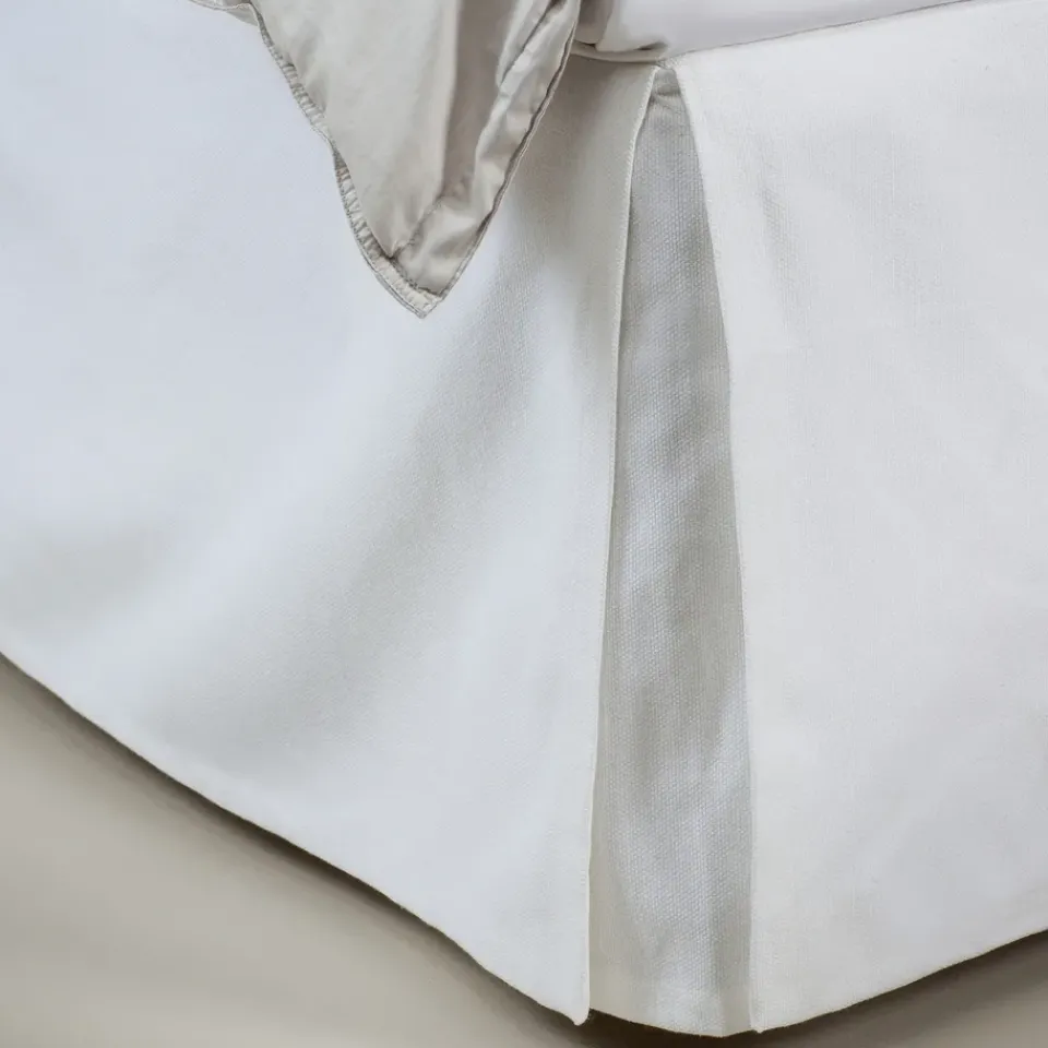 Valances^Himla Weeknight bed skirt 180x220x52 cm, White