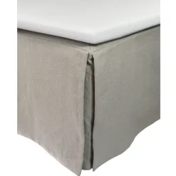 Valances^Himla Weeknight bed skirt 180x220x52 cm, Ash Grey