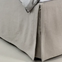Valances^Himla Weeknight bed skirt 180x220x52 cm, Ash Grey