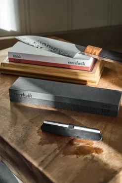 Clearance Nordwik Wet sharpening stone for basic grinding, 120/240 grit Grey