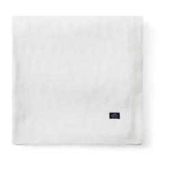 Christmas Tablecloths^Lexington jacquard cotton tablecloth 150x250 cm, White