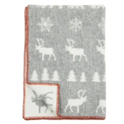 Baby Blankets^Klippan Yllefabrik Wilderness childrens blanket, Grey
