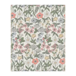 Cotton Blankets & Throws^Ekelund Linneväveri Wildflower cotton blanket 140x170 cm, Multi