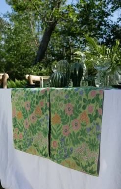 Cotton Blankets & Throws^Ekelund Linneväveri Wildflower cotton blanket 140x170 cm, Multi
