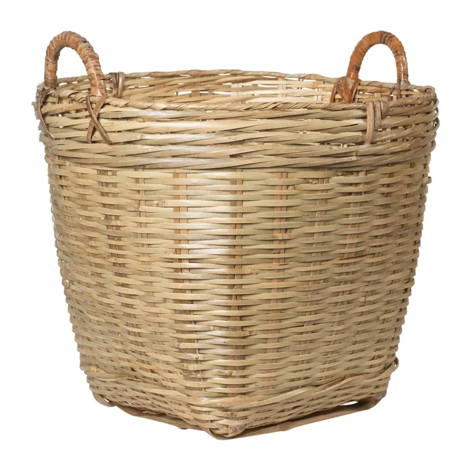 Hot Broste Copenhagen Will storage basket, 45xØ45 cm Beige