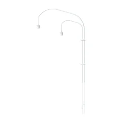 Lamp Hooks & Suspensions^Umage Willow double wall hanger for lamp, White