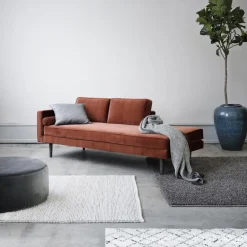 Clearance Broste Copenhagen Wind sofa addition, Caramel cafe Red