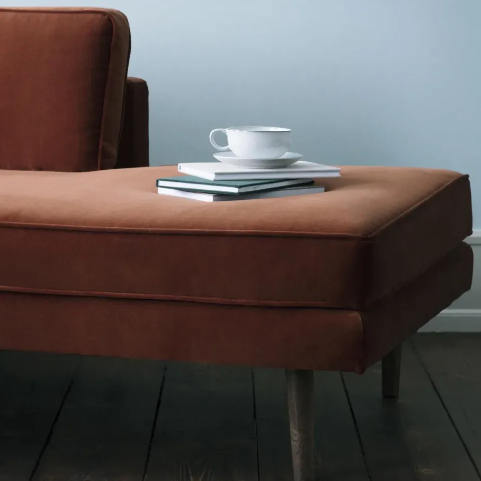 Clearance Broste Copenhagen Wind sofa addition, Caramel cafe Red