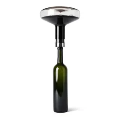 Best Audo Copenhagen Wine breather deluxe, stainless steel Transparent