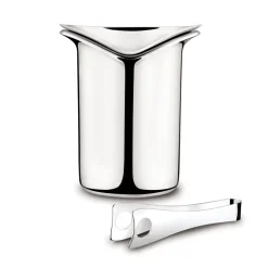 Clearance Georg Jensen Wine ice bucket with tongs, 21 cm GreySilver-coloured