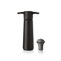 Discount Vacuvin Wine stopper & vacuum pump, Black