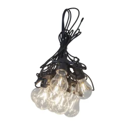 Online Scandi Essentials Wisp string light , 405 cm, 10 lights Black