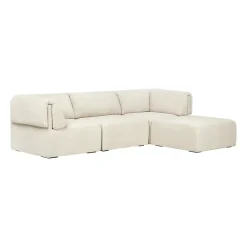 Sofas^GUBI Wonder 3-seat divan sofa 280x185 cm, Mumble 02 Beige
