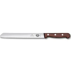 Sale Victorinox Wood bread knife 21 cm, Stainless steel-maple Silver-coloured
